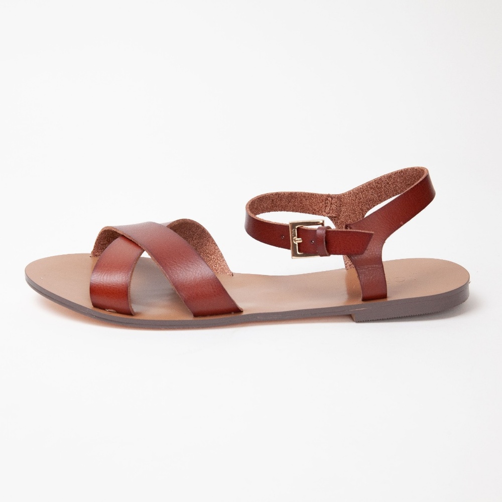 J Crew Crisscross Ankle Strap Sandals